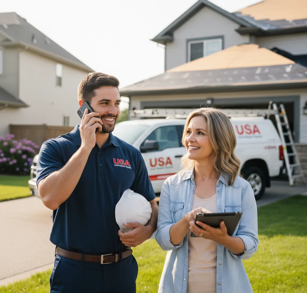 USA Roof Repair Experts customer support in Campbell Hall